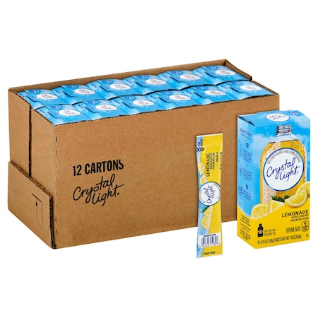 Crystal Light Lemonade Beverage On The Go .14 oz., PK120 PK120 00043000053843